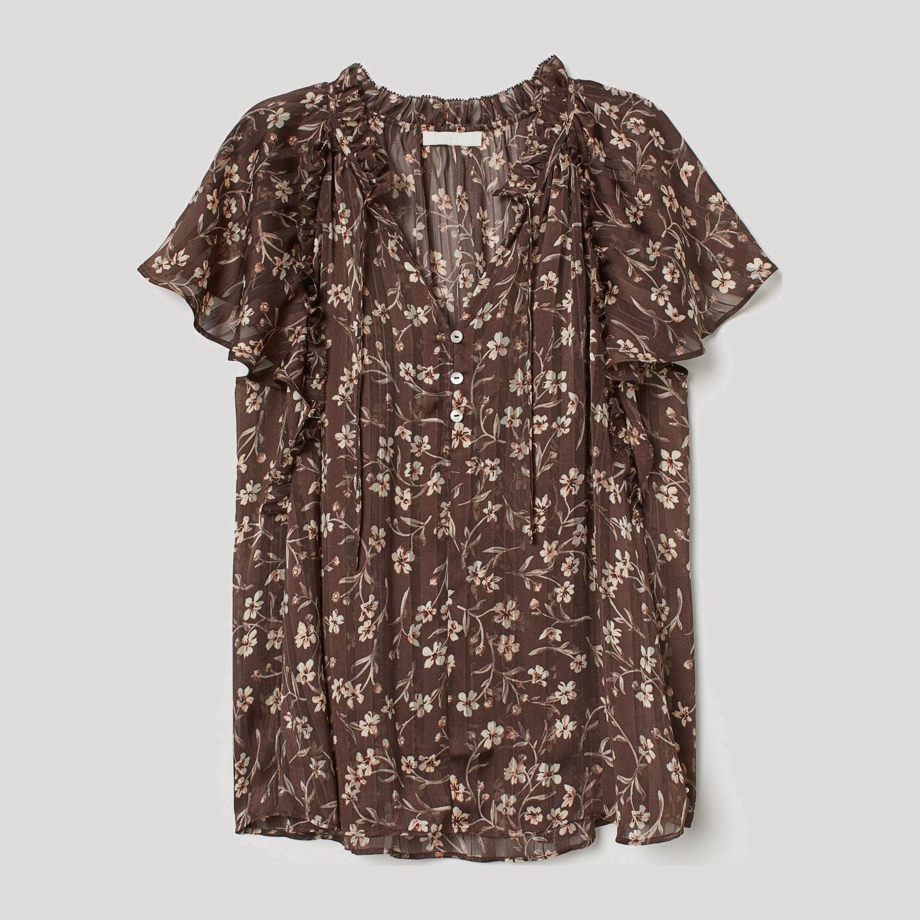

Блузка H&M 707717006a99 36 Коричневая