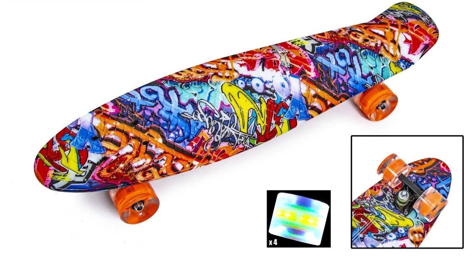 

Пенни борд (скейтборд) Penny Board Nikel GRAFFITY (CS-1669939148)