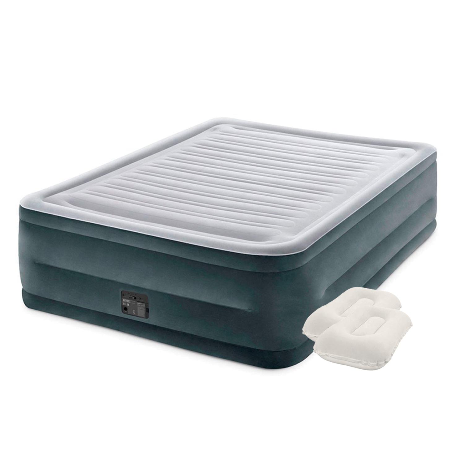 

Надувная кровать Intex 64418-2, 152 х 203 х 56 см, встроенный электронасос, подушки. Двухспальная