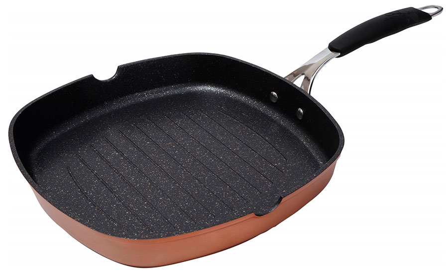 

Сковорода-гриль Bergner Infinity chefs Copper 280х280 мм (BGIC-1004)