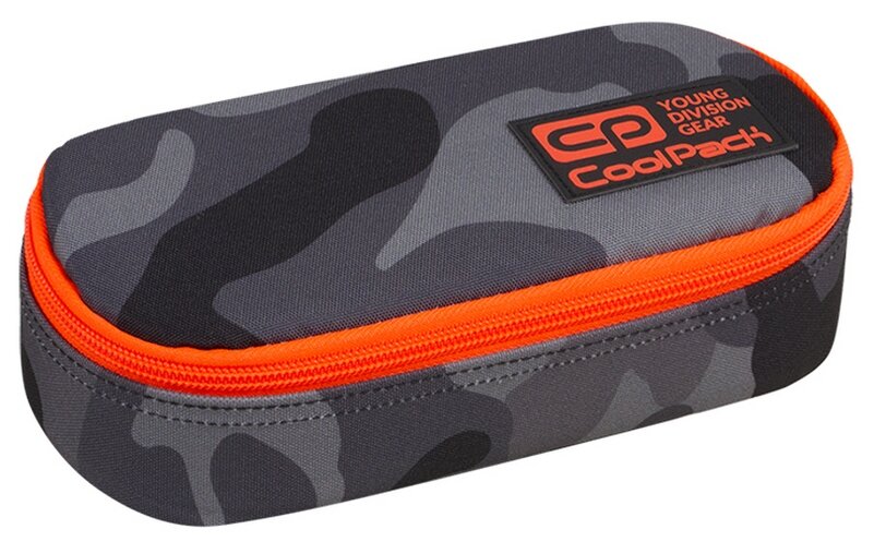 

Пенал шкільний CoolPack Campus 91855CP Camo Orange Neon