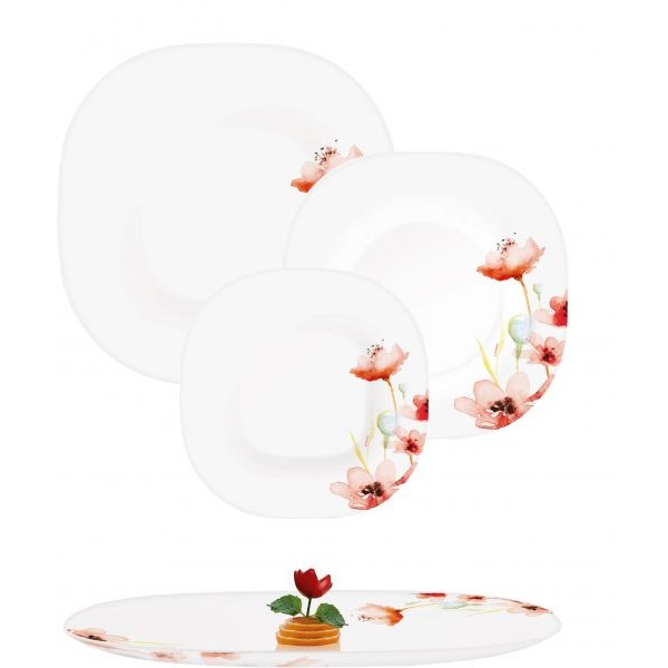 

Сервиз столовый Luminarc Carine Florenza White 19 пр