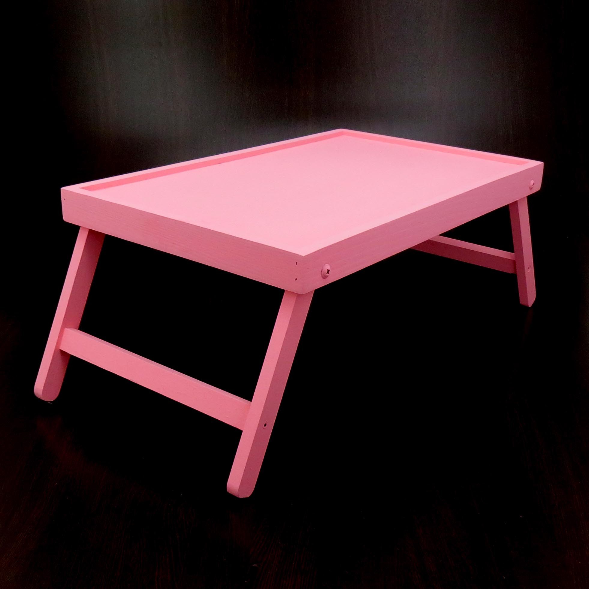 

Прикроватный столик-поднос из натурального дерева IZD Мериленд 55х35х20 см Барби СТП-000250