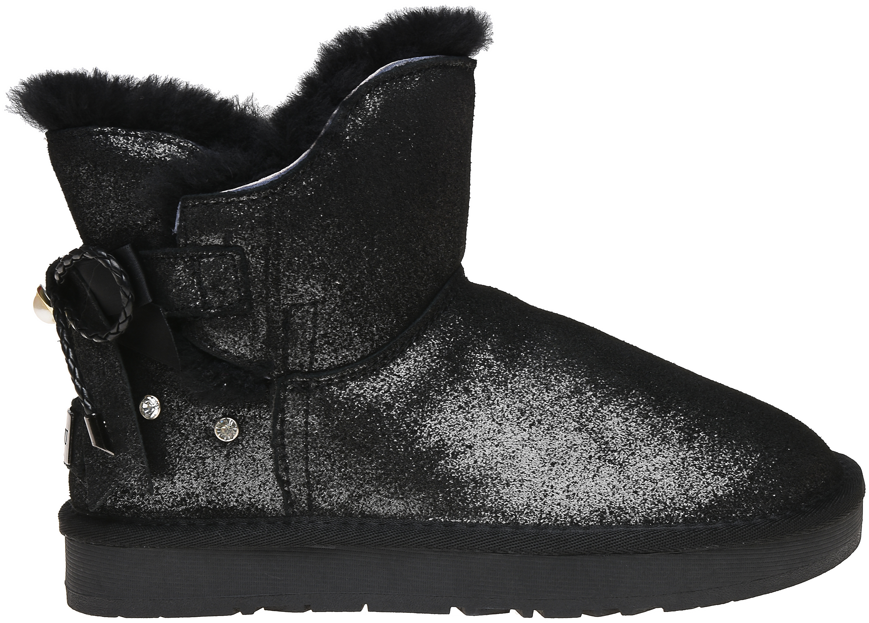 

Угги Yalasou X09-6 36 22.5 см Black-Silver