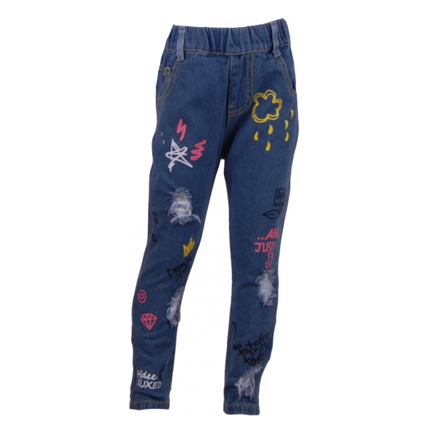 

Брендовые джинсы для детей 5 лет (110 см) Z 60260-jeans джинс цвет
