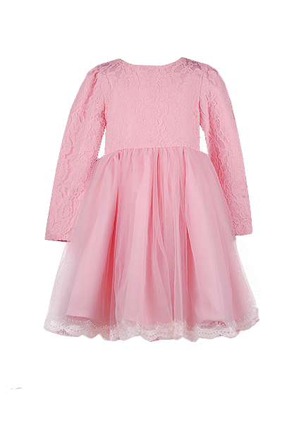

Нарядное платье для девочки 7 лет (122 см) 3086-light pink светло розовый цвет