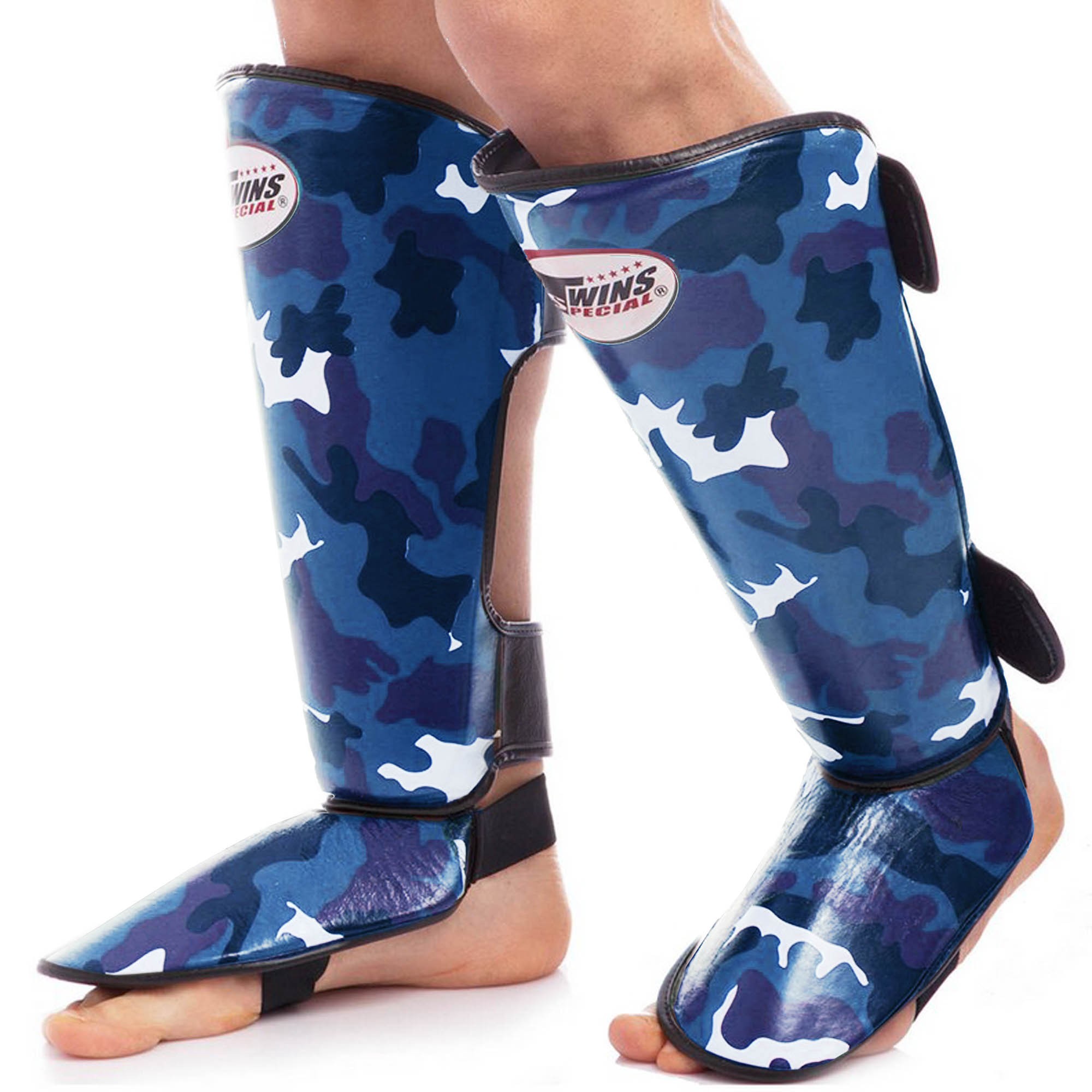 

Защита голени и стопы Twins Special Original кожаная L Camo Blue (FSG-JG-B-L)