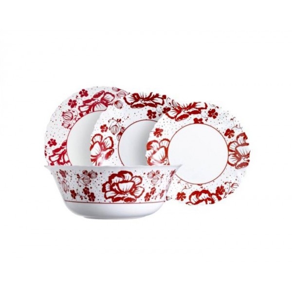 

Сервиз столовый 19 предметов Alcove Red Luminarc H2464