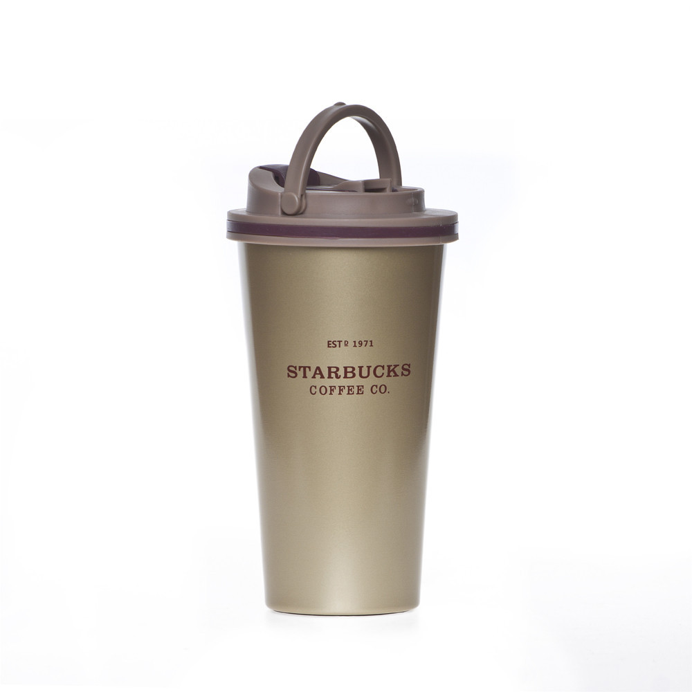

Термокружка с ручкой Starbucks Золото