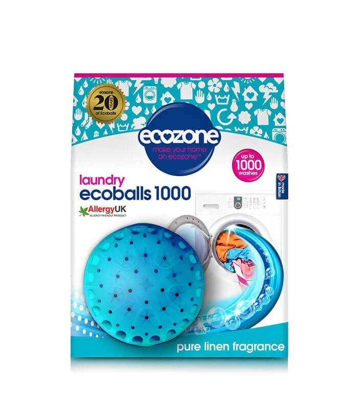 

Эко-Шар для стирки, Свежий аромат, Ecozone, 1000 стирок