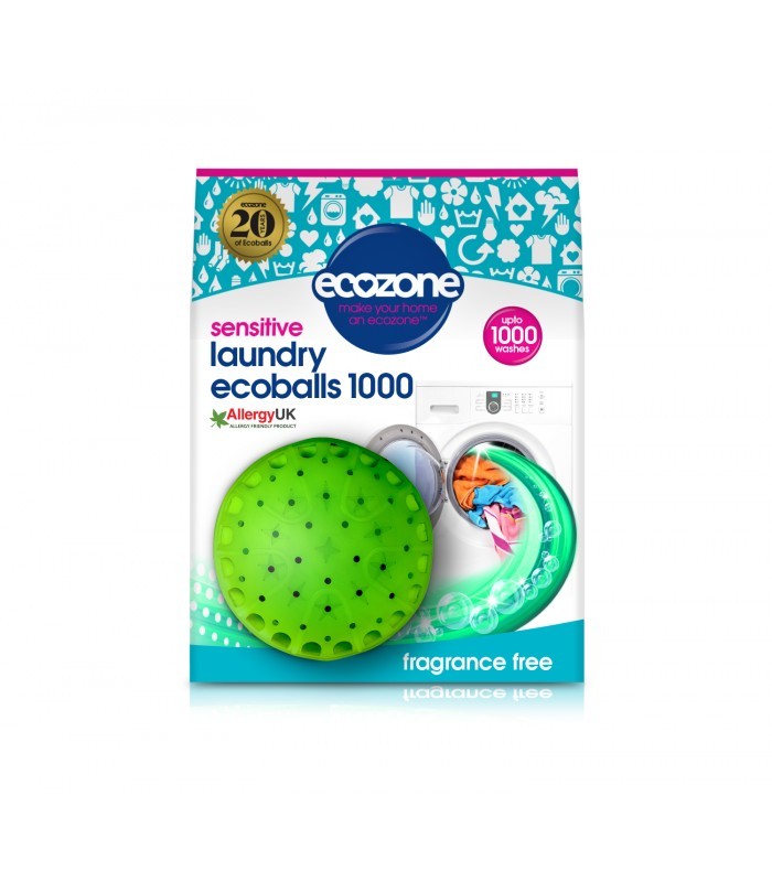 

Эко-Шар для стирки, Без запаха, Ecozone, 1000 стирок