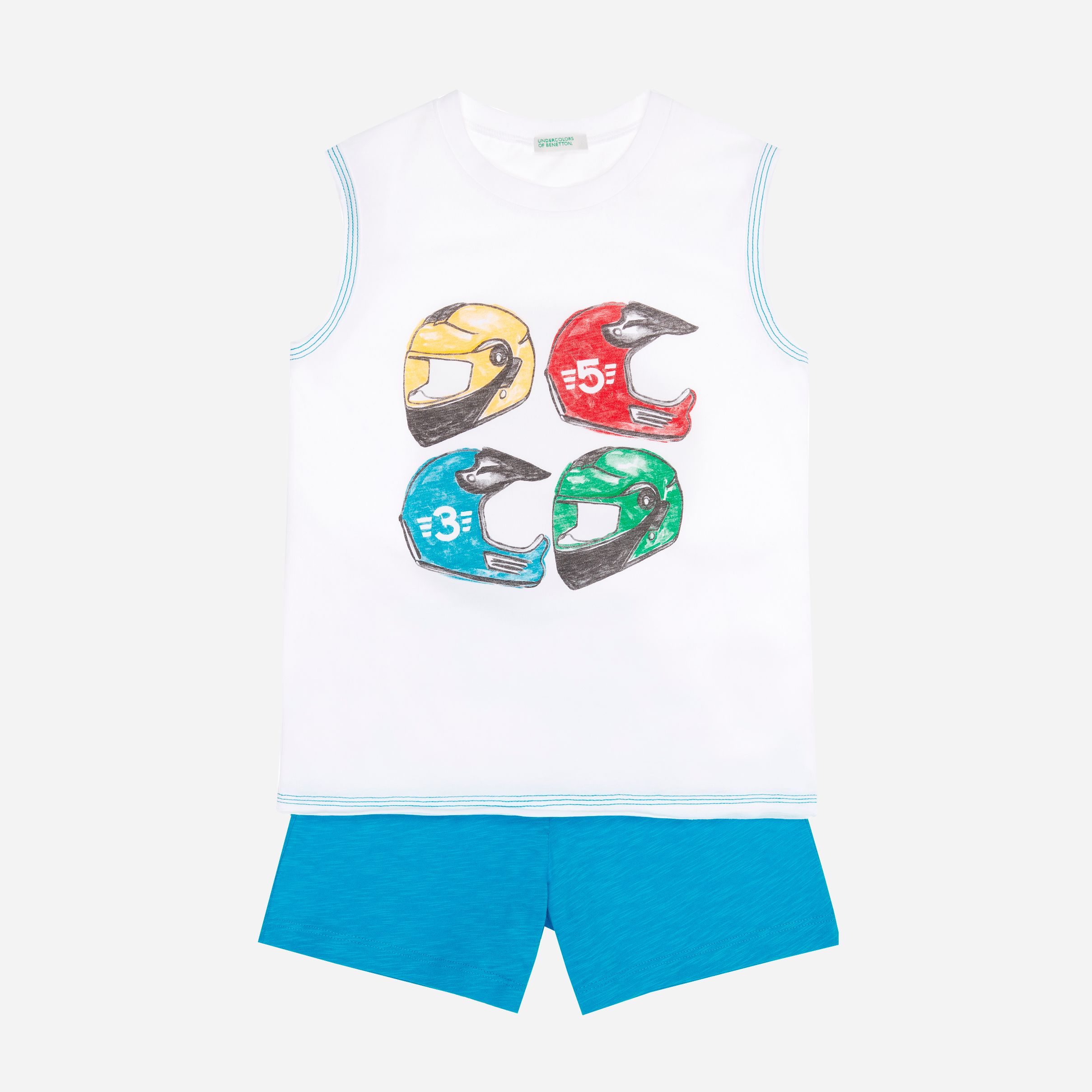 

Пижама (майка + шорты) United Colors of Benetton 3Z2E0P1ZM-101 110 см