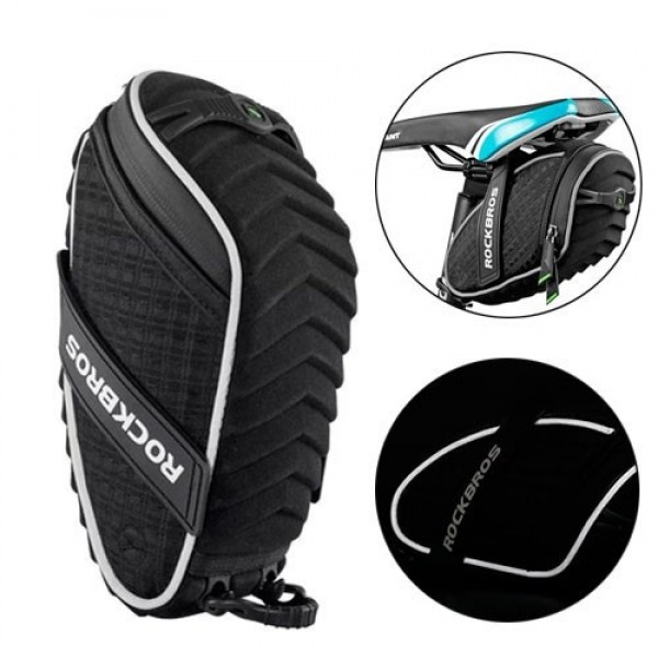 

Велосипедная сумка подседельная Rockbros противоударная, микрофибра