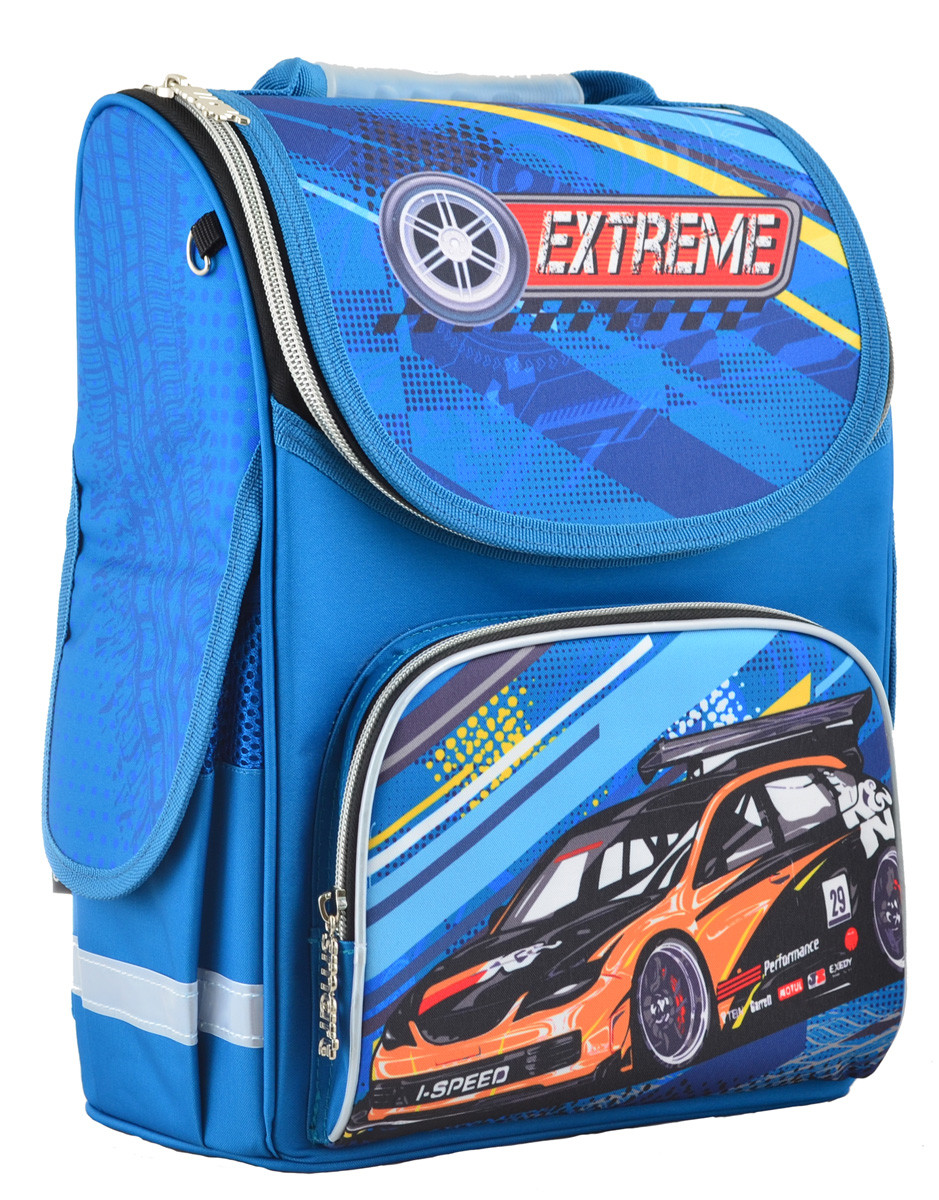 

Рюкзак школьный каркасный для мальчика 6-9 лет Smart PG-11 Extreme, 34*26*14