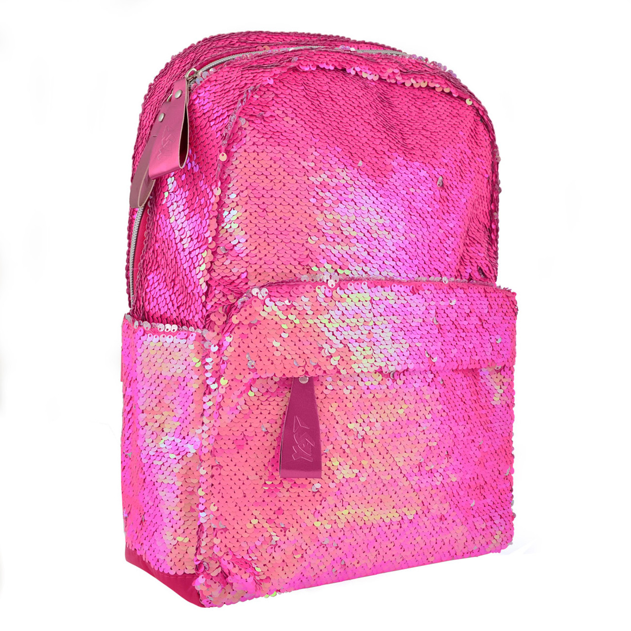 

Женский рюкзак молодежный YES з пайетками GS-01 "Pink"