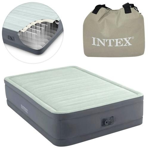 

Велюровая кровать Intex 64904 с встроенным электронасосом