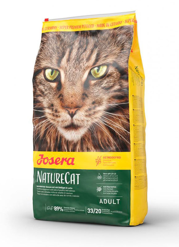 

Сухой беззерновой корм Josera NatureCat с лососем для котов 4.25 kg