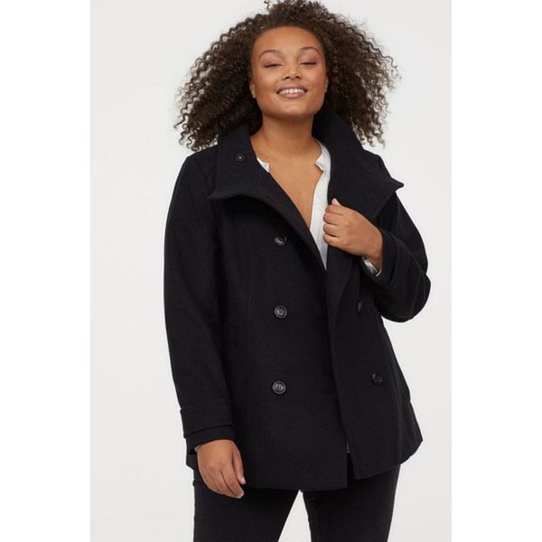 

Пальто H&M 4XL Черное (1200-211)