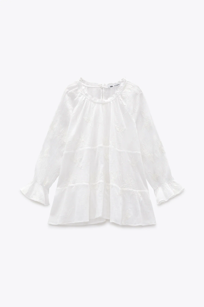 

Блуза Zara XS Белая (1203-317)