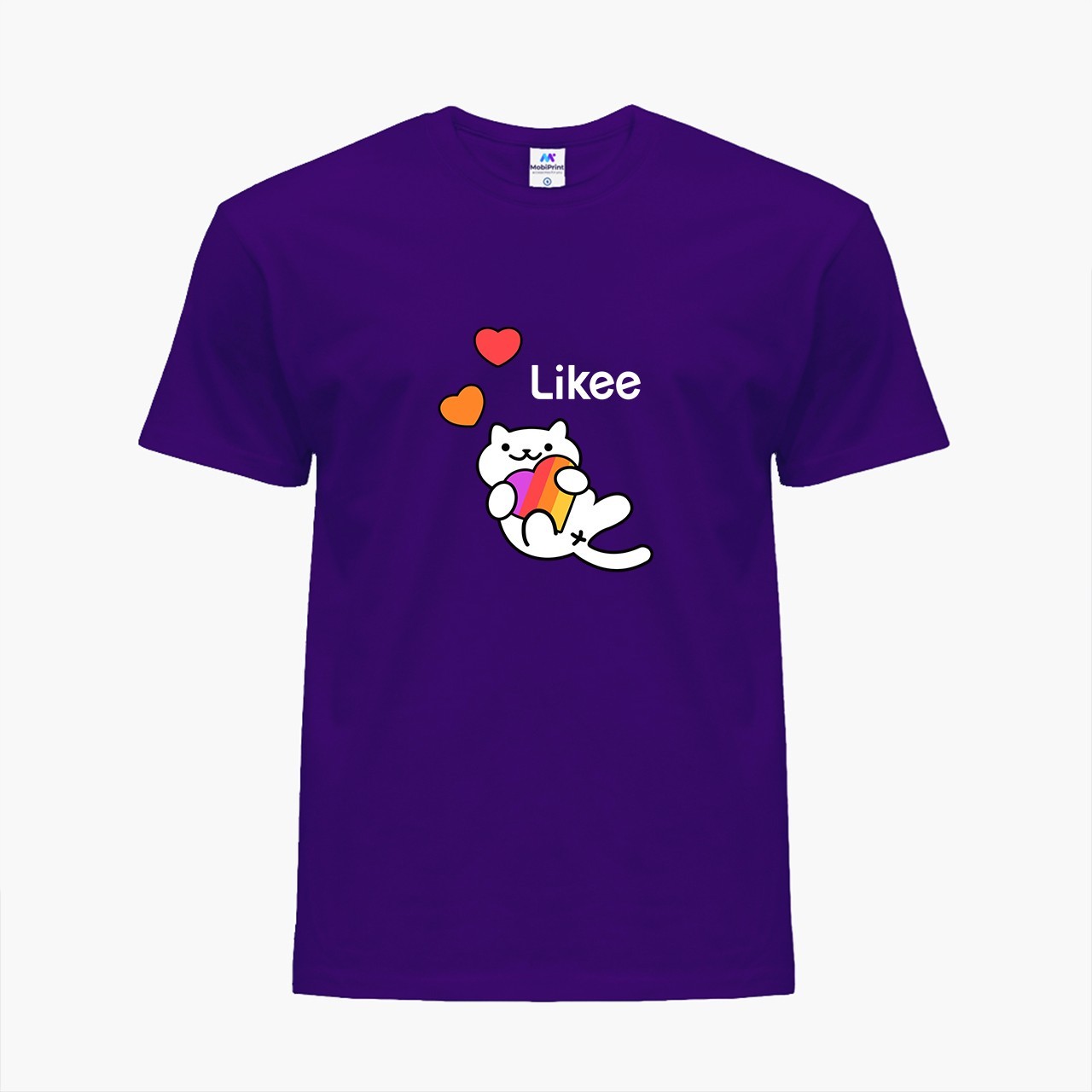 

Детская футболка Лайк Кот (Likee Cat) (25186-1039) 122-128 см Хлопок Фиолетовый
