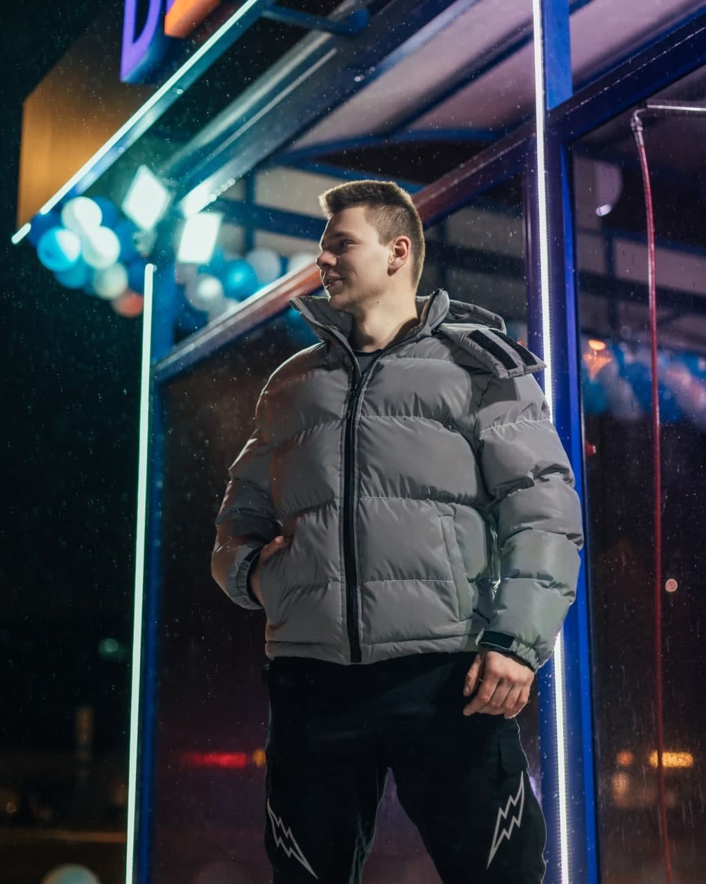 

Зимняя мужская куртка Пушка Огонь Homie рефлективная XL
