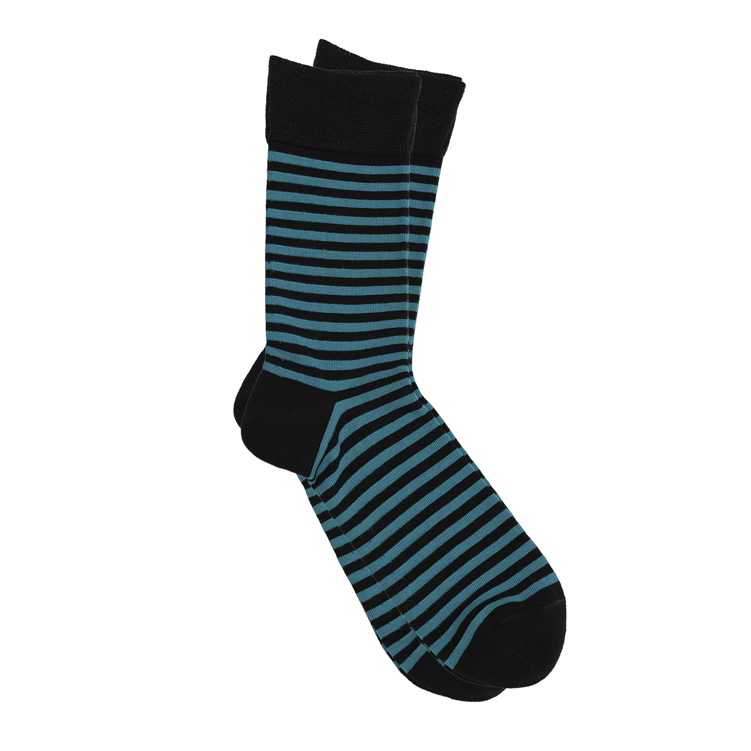 

Носки Мужские классические Premier Socks 54753 41-44 Полоска (черный /бирюзовый)
