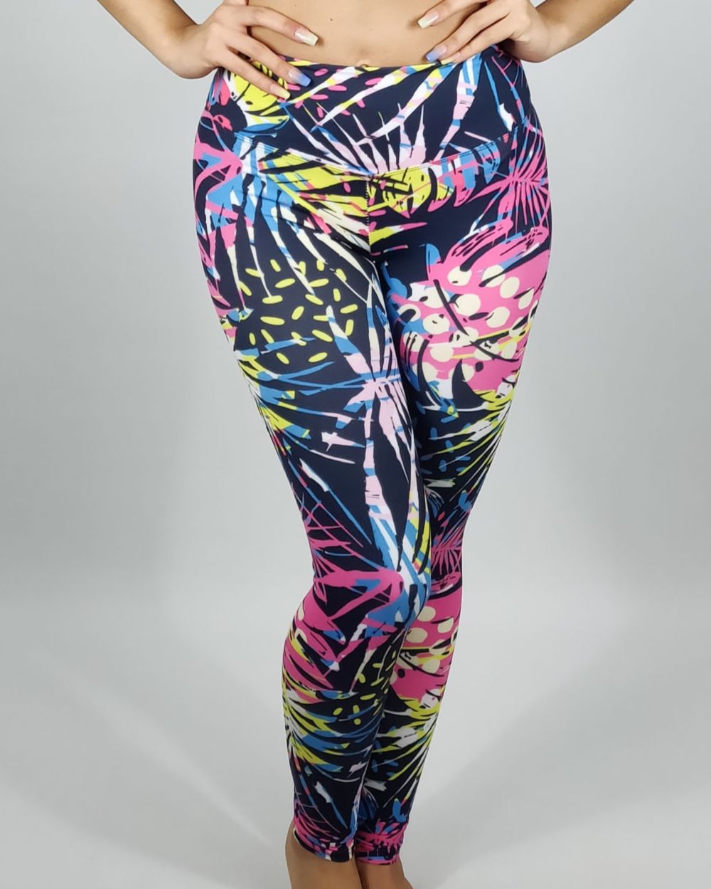 

Лосіни DanceLife Fireworks кольорові яскраві спортивні L (L-100-060)