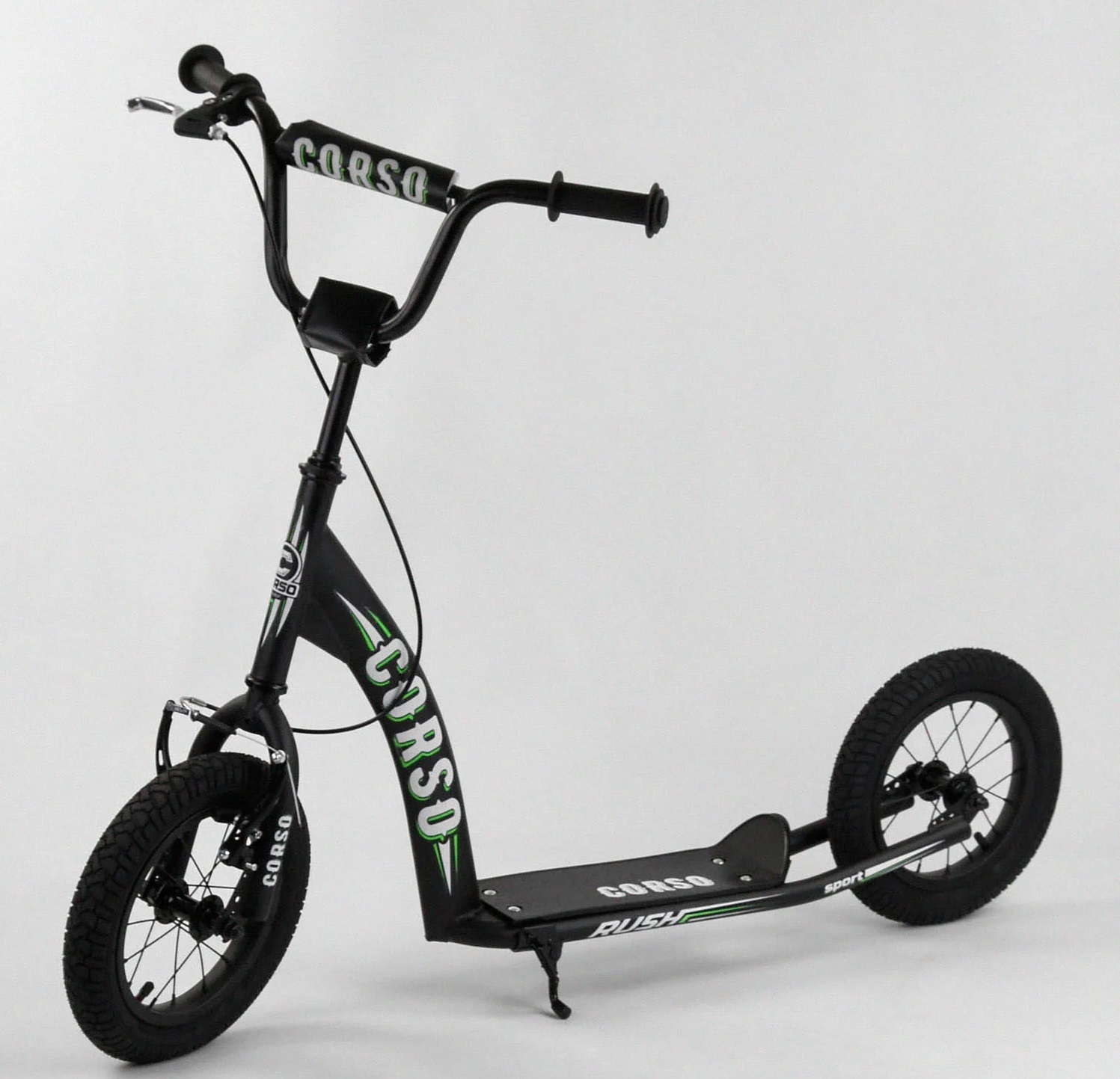 

Самокат Corso 12" New Rush CR-T 0070 Black / Green (CR-T 0070)