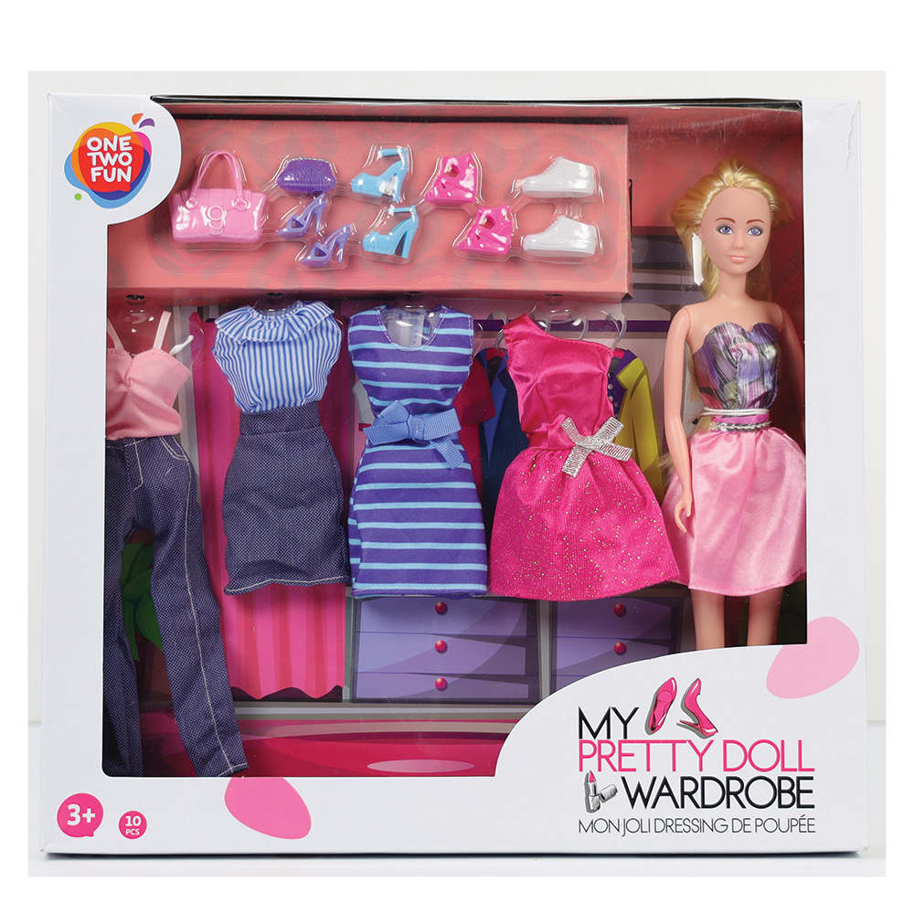 

Кукла One Two Fun My Pretty Doll Wardrobe, 4 наряда, в ассортименте