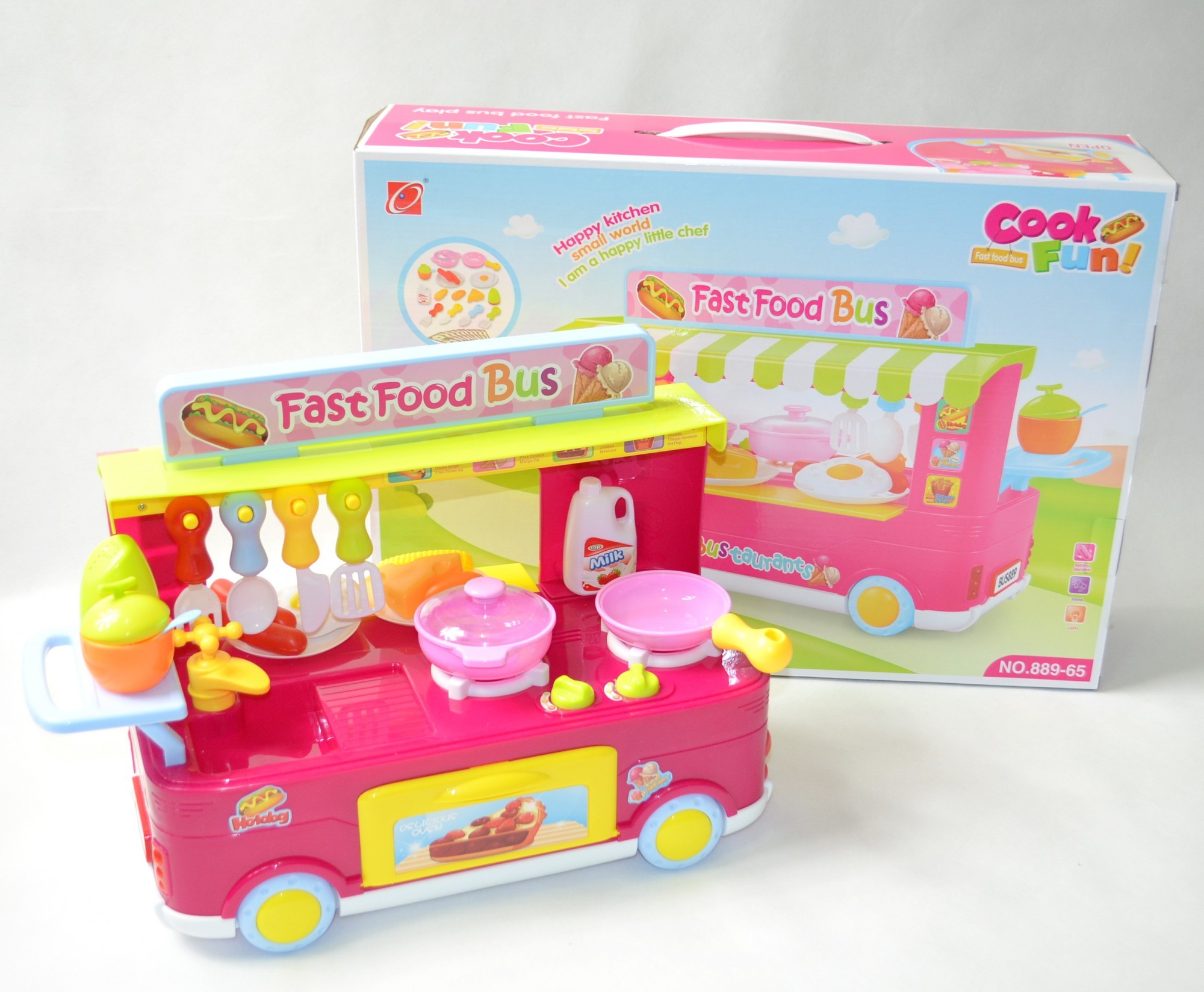

Детская кухня Fast food Bus JJRC (987)
