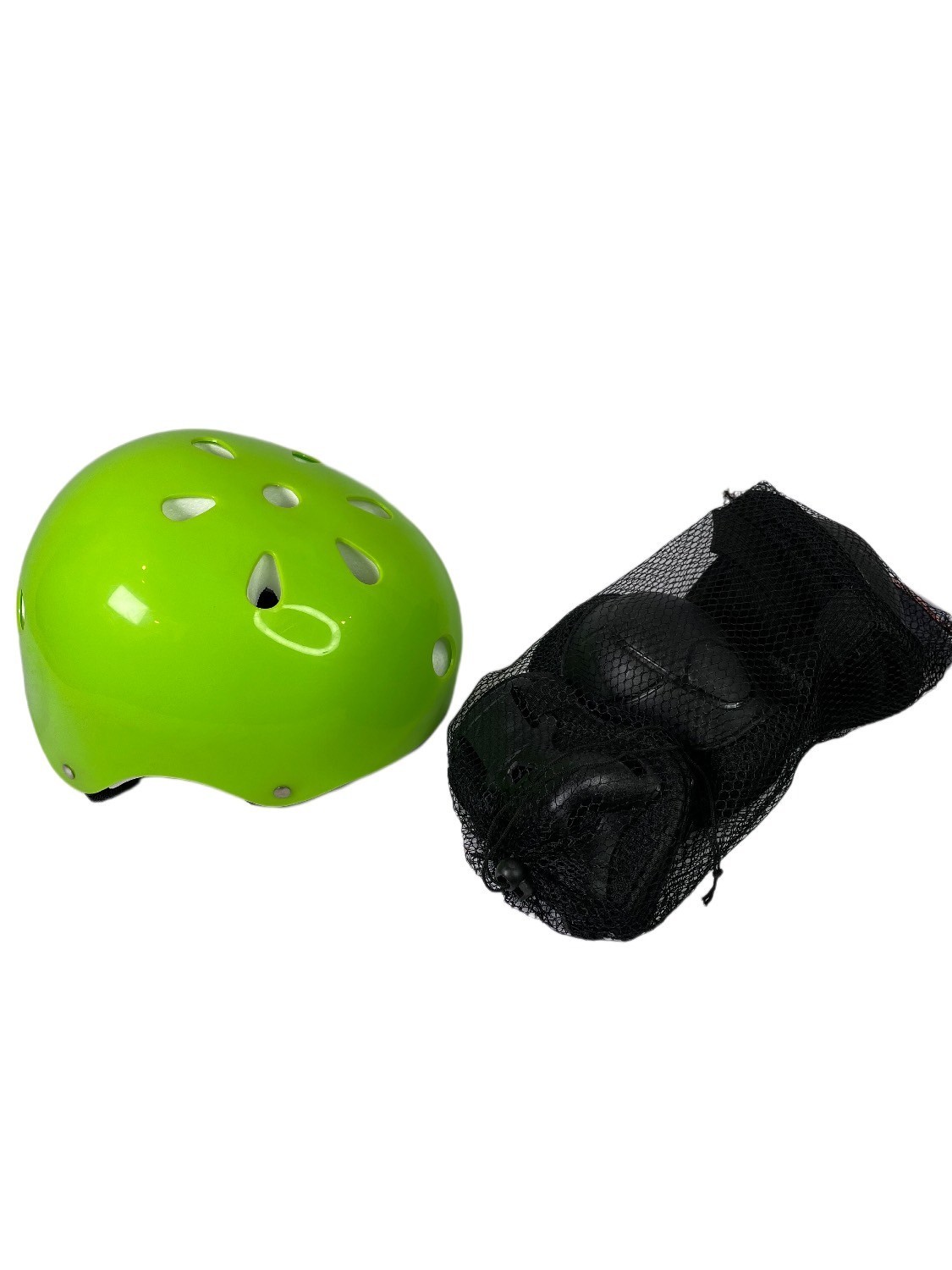 

Шлем защитный детский Bavar Sport с защитой (Салатовый)