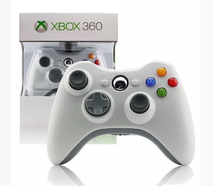 

Джойстик беспроводной игровой геймпад для приставки Xbox 360 Controller XPRO Белый