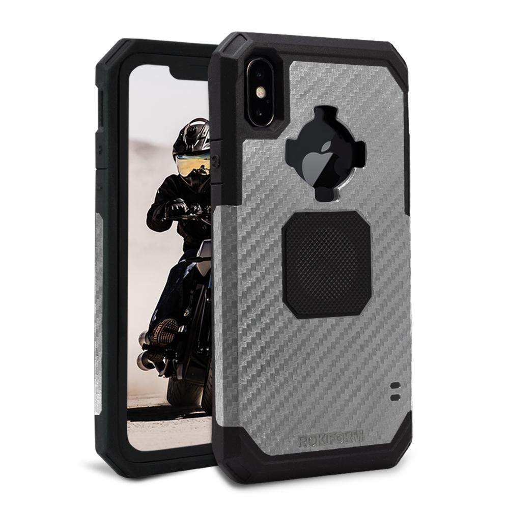 

Чехол противоударный ROKFORM для iPhone XS Max Rugged - Gun Metal 305143
