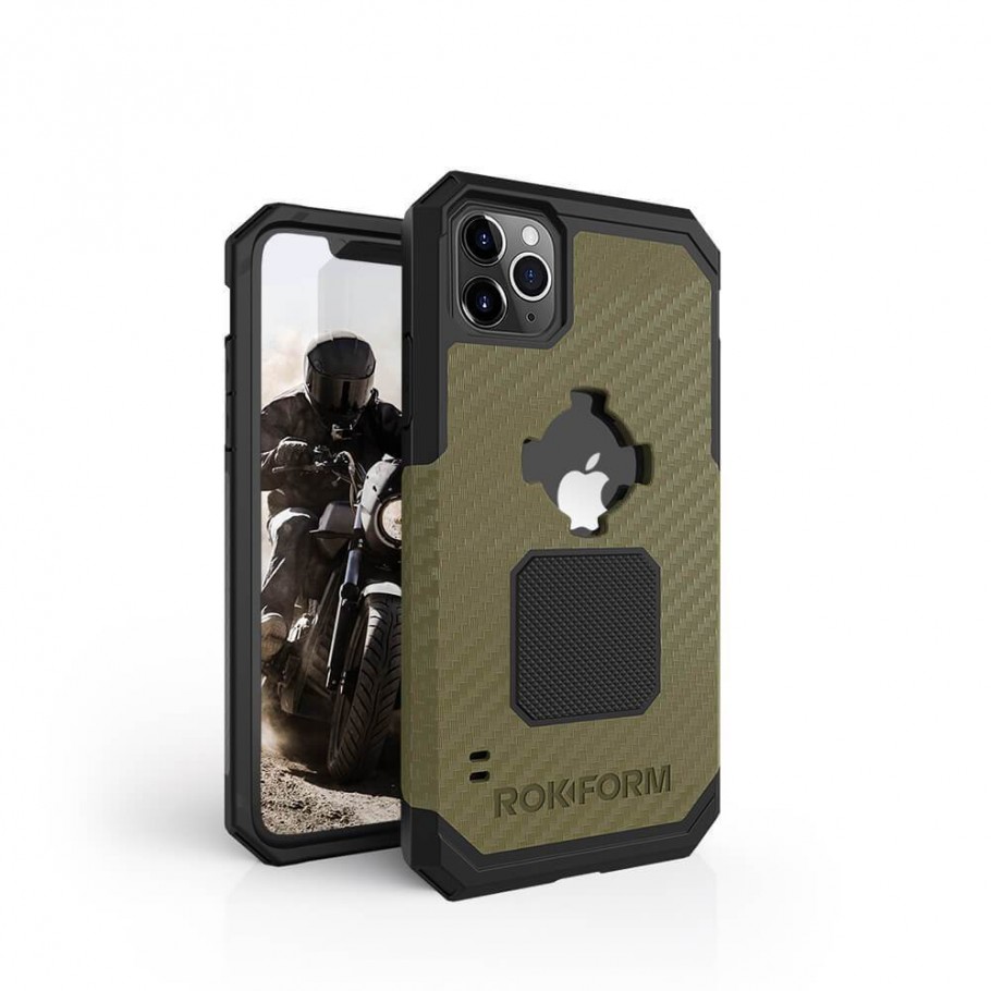 

Чехол противоударный ROKFORM для iPhone 11 Pro Rugged - OD Green 306611P