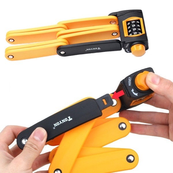 

Складной кодовый замок противоугонный для велосипеда TONYON TY3876