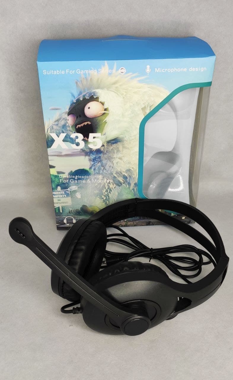 

Наушники геймерские проводные TUCCI TC-X35 Накладные игровые с микрофоном для PC Black