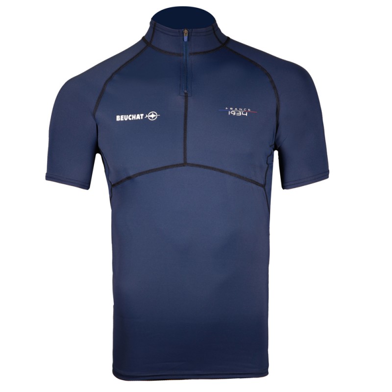 

Футболка Beuchat Rash Guard Atoll мужская синяя Синий XL