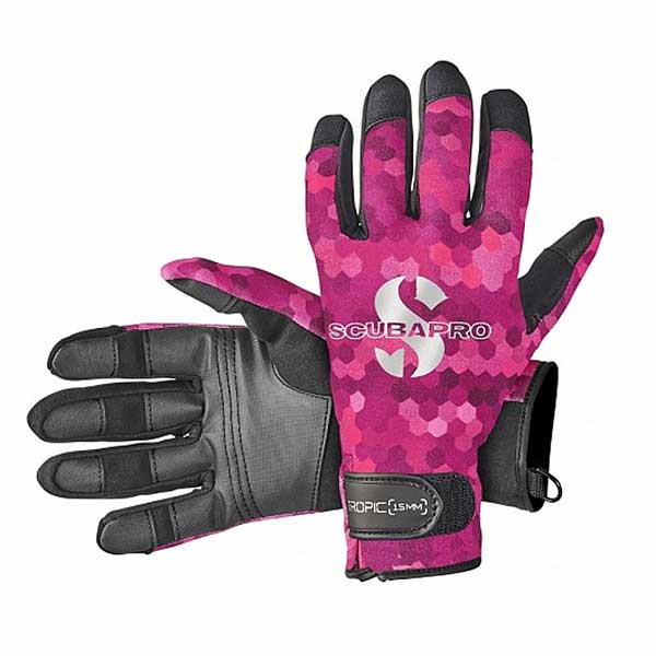 

Перчатки Scubapro Tropic 1,5мм розовые Розовый M