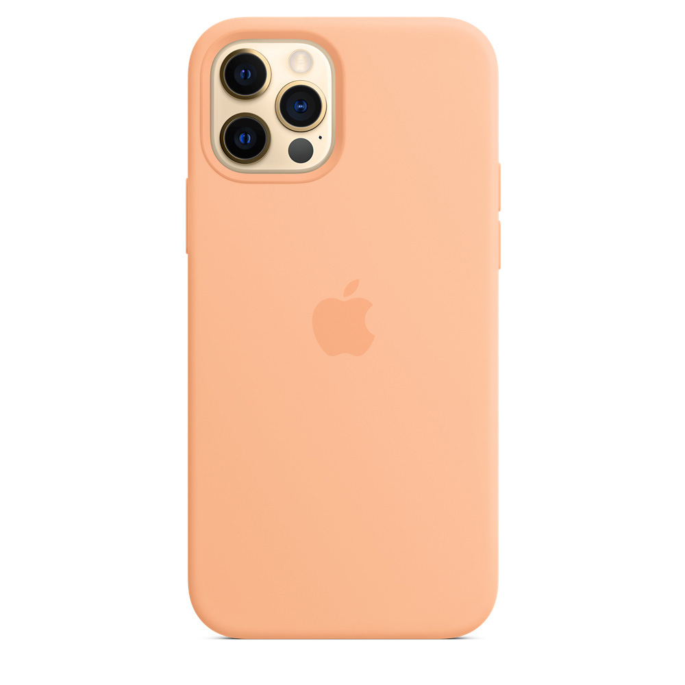

Чехол iSpack Silicone Case для iPhone 12 Pro Max Cantaloupe with MagSafe OEM