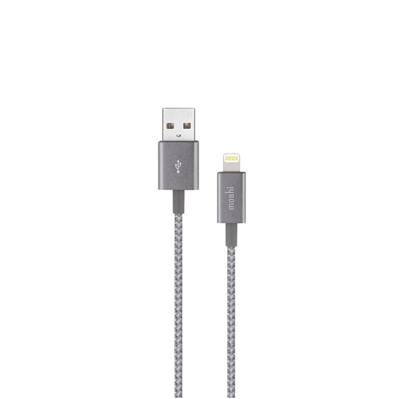 

Кабель Moshi Integra USB-A to Lightning Cable Titanium Gray 1.2 m