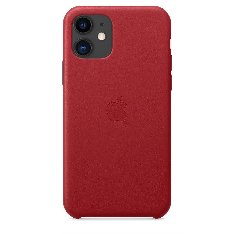 

Чехол iSpack Leather Case для iPhone 11 RED Blue OEM