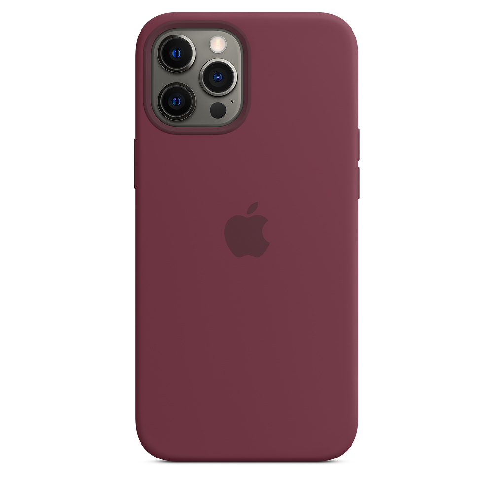 

Чехол iSpack Silicone Case для iPhone 12 Pro Max Plum without MagSafe OEM