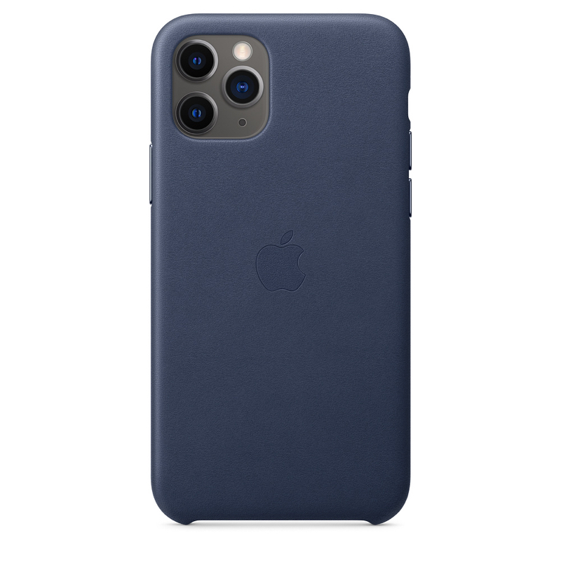 

Чехол iSpack Leather Case для iPhone 11 Pro Max Midnight Blue OEM