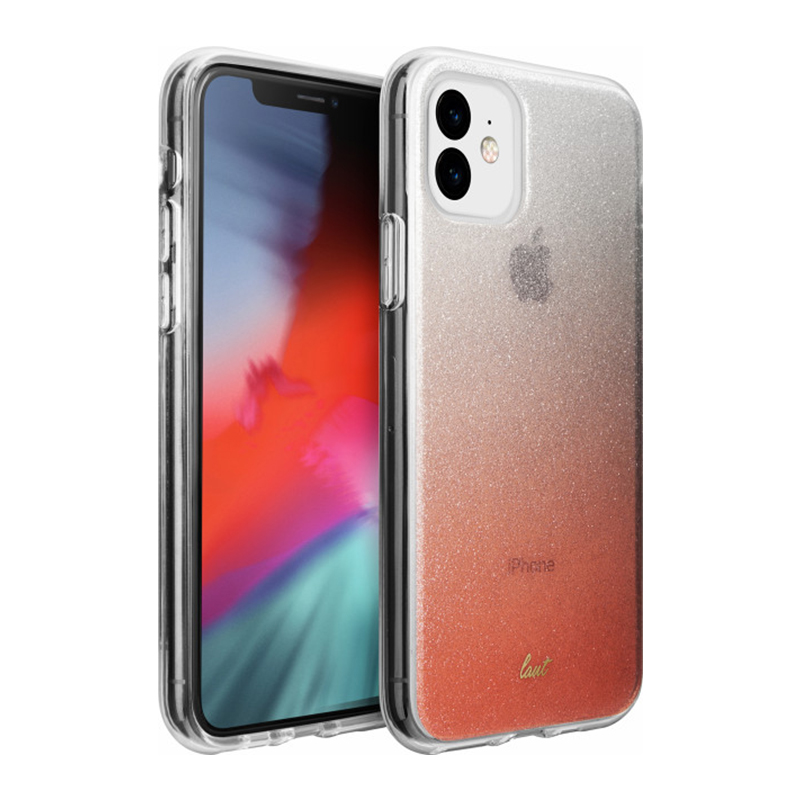 

Чехол LAUT OMBRE SPARKLE для iPhone 11 Peach