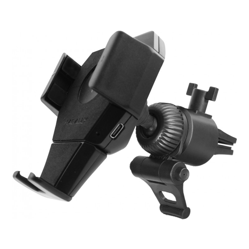 

Автодержатель Macally с беспроводной зарядкой для смартфонов Black