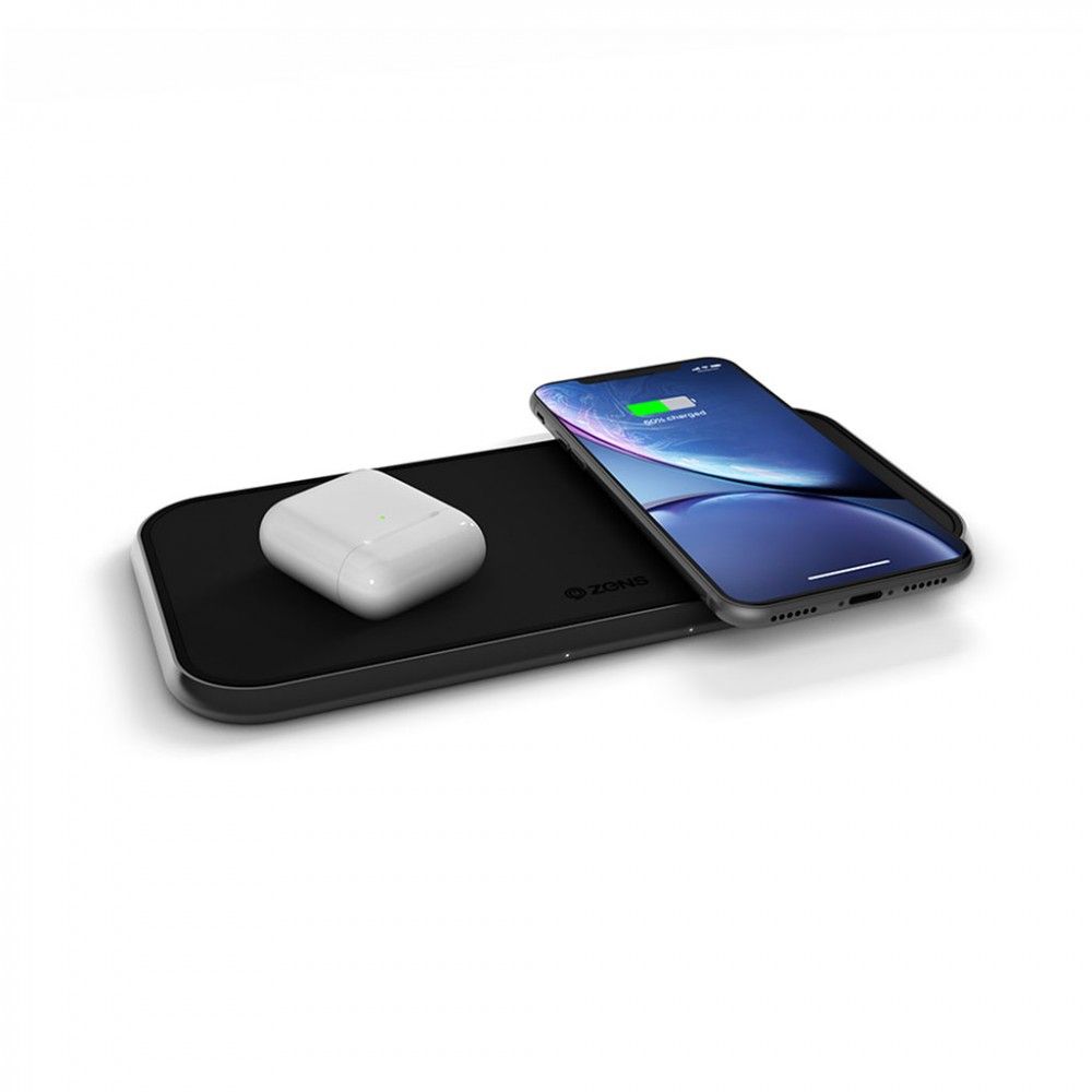 

Беспроводное зарядное устройство Zens Dual Fast Wireless Charger Black (ZEDC12B/00)