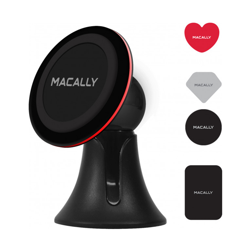 

Автодержатель Macally магнитный для смартфонов Black