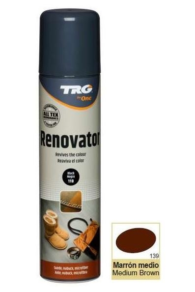 

Спрей-краска для замши средне-коричневая Trg Nubuck Suede Renovator, 250 мл
