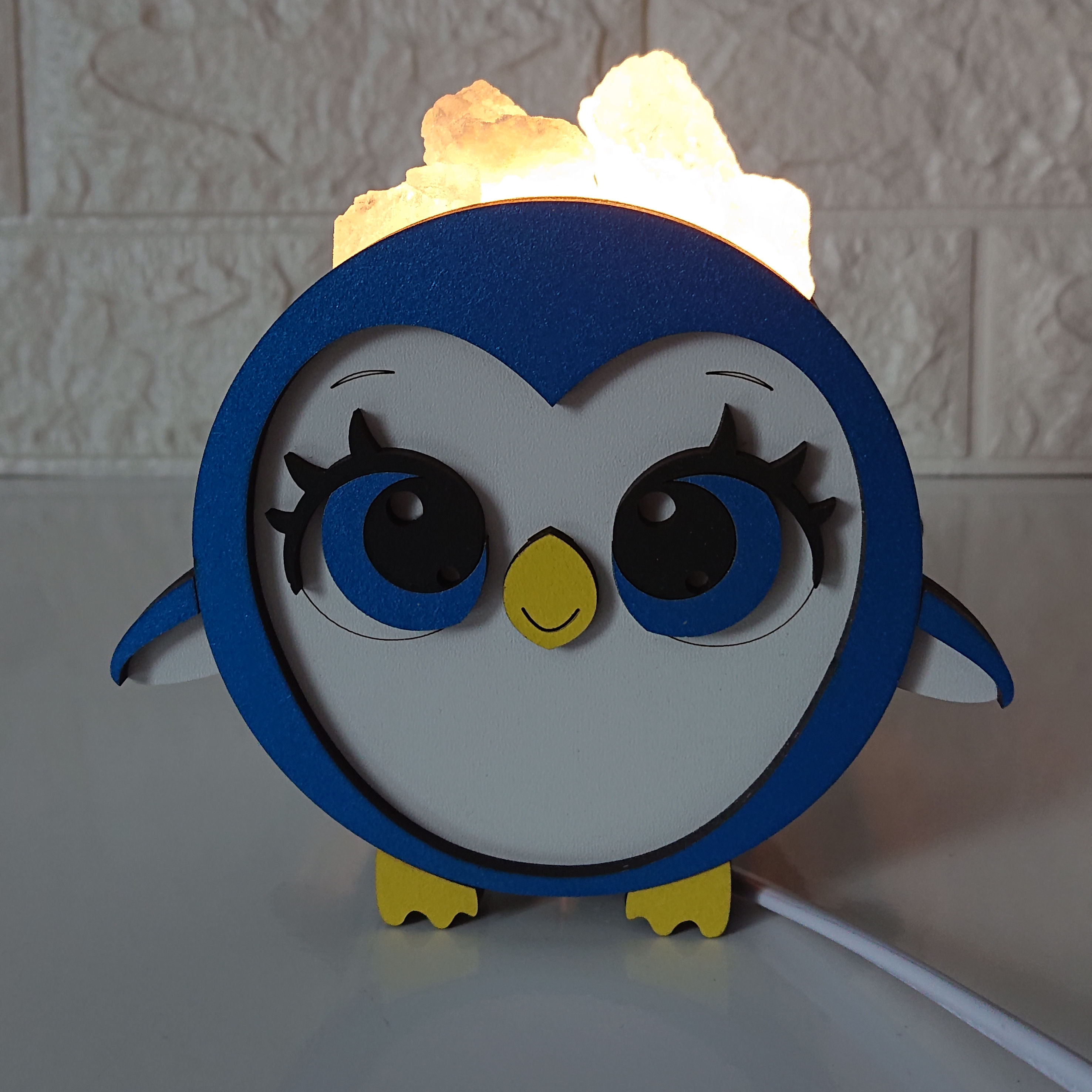 

Соляной светильник EcoDecorLamp Пингвин МДФ