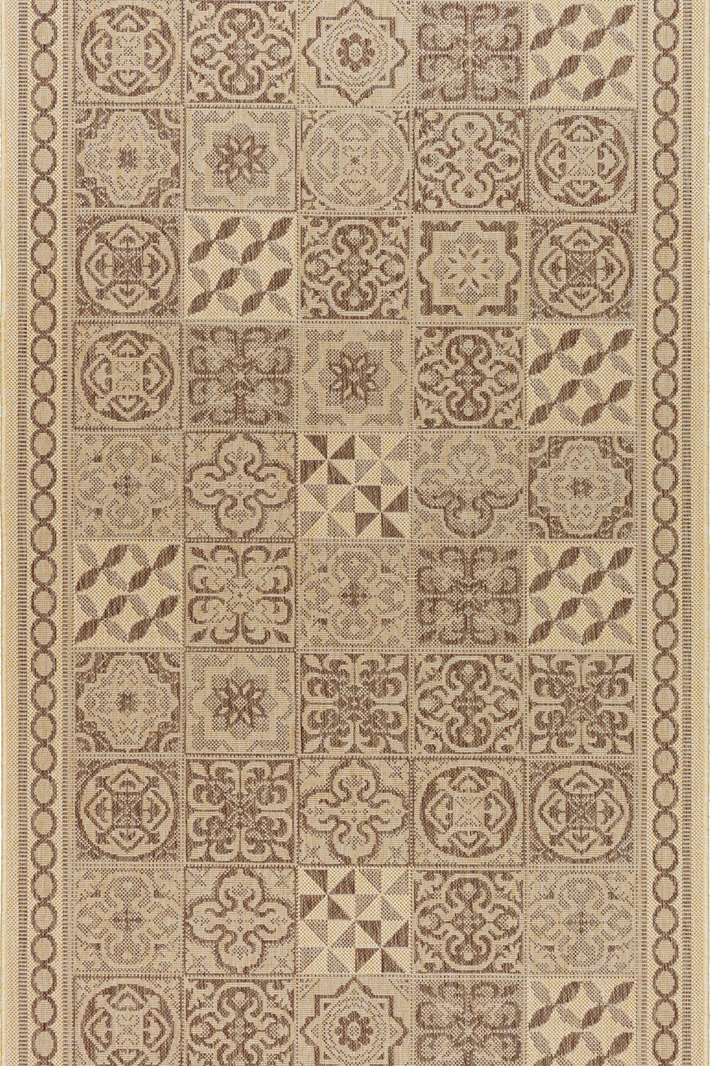 

Ковер Devos-Caby NATURA 20369 2х30 м. Дорожка Бежевый_natural/coffee